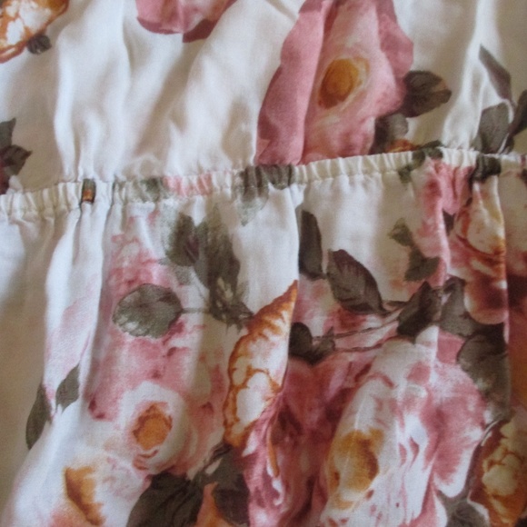 Rue21 Pink, Orange, and Brown Floral Dress - Picture 5 of 7